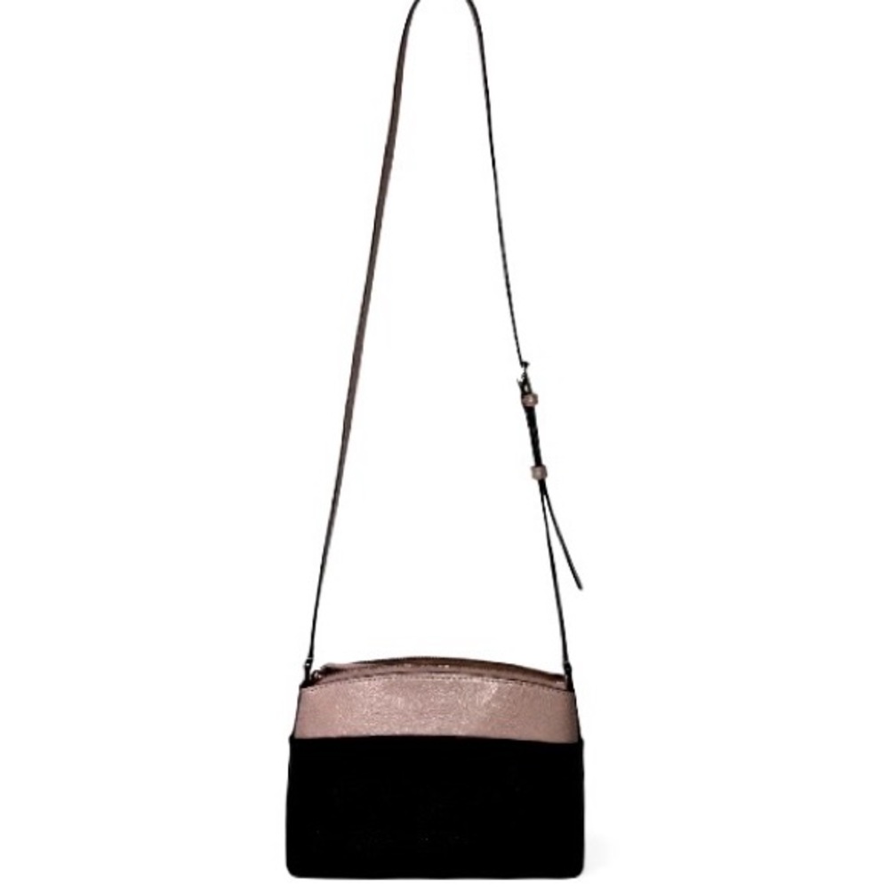 Kate Spade Leather Black & Pink Crossbody Bag Pebbled Adjustable Strap NWOT - Picture 6 of 16